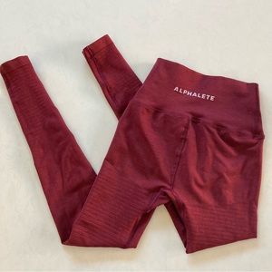 Alphalete OG Revival Leggings - Bordeaux
